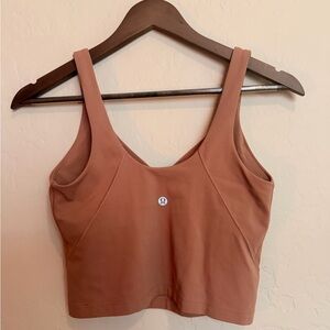 Lululemon top Tank Sports Bra Dusty Rose Neutral